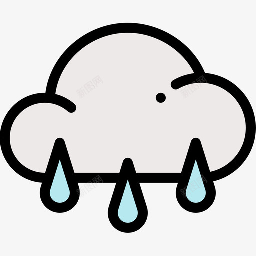雨秋天38线颜色图标svg_新图网 https://ixintu.com 秋天38 线颜色 雨