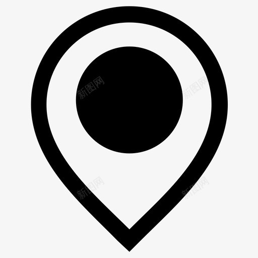 地理标签位置地图图标svg_新图网 https://ixintu.com 位置 图钉 地图 地图标记 地点 地理标签 导航