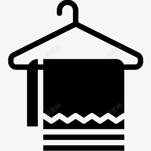 毛巾125号酒店实心图标svg_新图网 https://ixintu.com 125号酒店 实心 毛巾