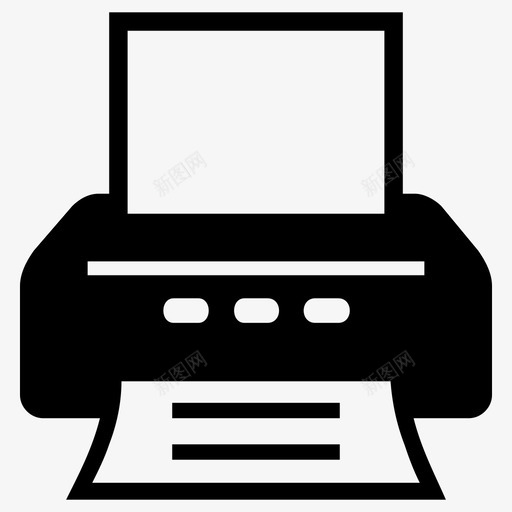 打印机复印件设备图标svg_新图网 https://ixintu.com 传真 复印件 打印 打印机 设备