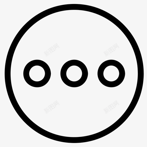 更多操作列表图标svg_新图网 https://ixintu.com 列表 操作 更多 网络 菜单