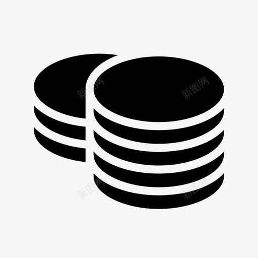 融资现金流硬币图标svg_新图网 https://ixintu.com 健康援助固体风格 成本 捐款 现金流 硬币 融资 金钱