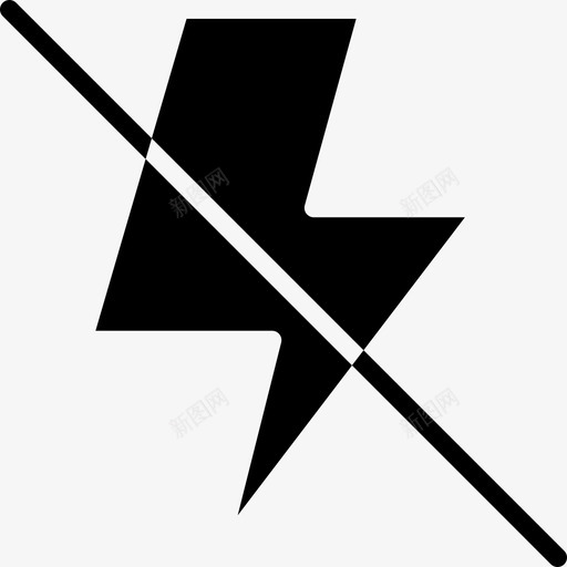 闪光灯关闭照片和视频5填充图标svg_新图网 https://ixintu.com 填充 照片和视频5 闪光灯关闭