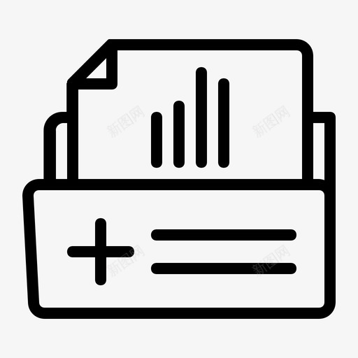 医院文件文件纸张图标svg_新图网 https://ixintu.com 医疗2 医院文件 文件 纸张
