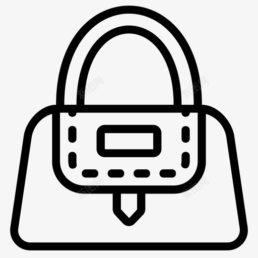 手提包时尚单肩包图标svg_新图网 https://ixintu.com 包 单肩包 手提包 时尚