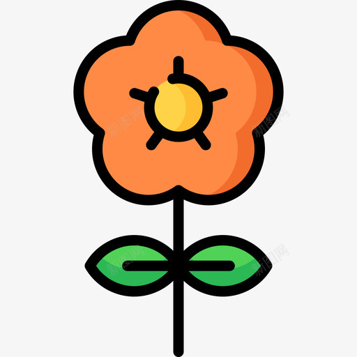 花生态97线形颜色图标svg_新图网 https://ixintu.com 生态97 线形颜色 花