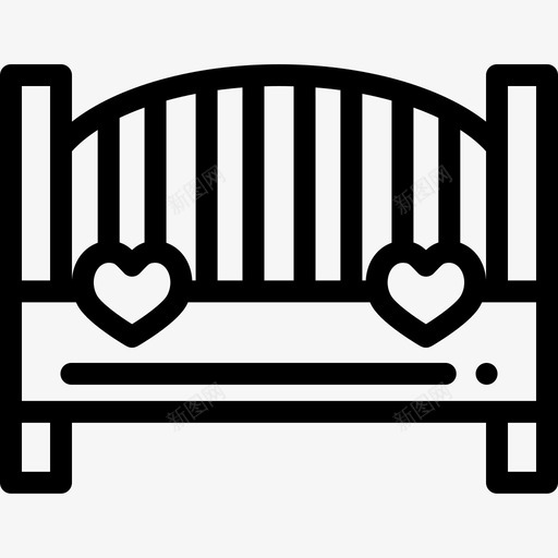 婴儿床家庭生活22直系图标svg_新图网 https://ixintu.com 婴儿床 家庭生活22 直系