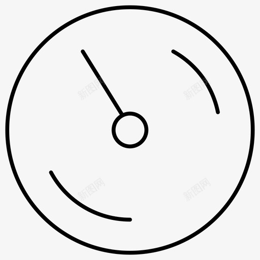 仪表速度表基本用户界面轮廓图标svg_新图网 https://ixintu.com 仪表 基本用户界面轮廓图标 速度表