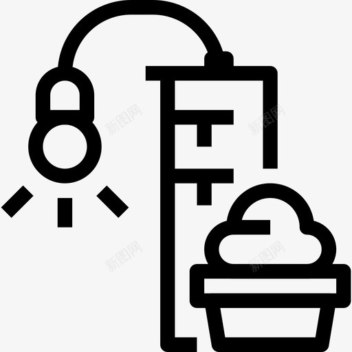 灯具家具和家用4线性图标svg_新图网 https://ixintu.com 家具和家用4 灯具 线性