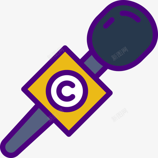 麦克风通讯14线色图标svg_新图网 https://ixintu.com 线色 通讯14 麦克风