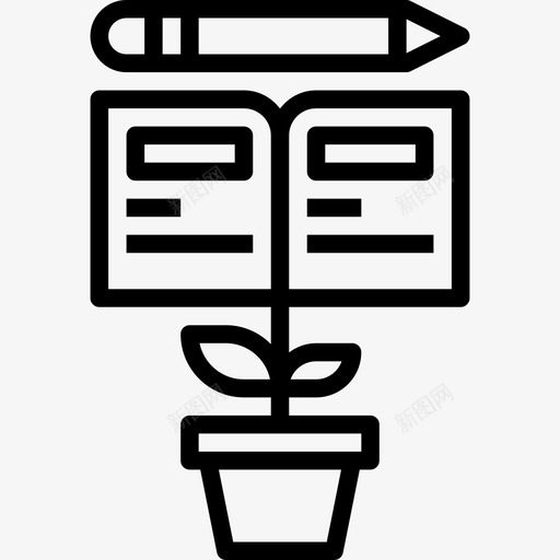 增长项目规划线性图标svg_新图网 https://ixintu.com 增长 线性 项目规划