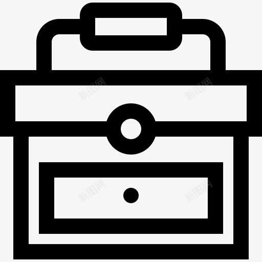 公文包钓鱼11直线型图标svg_新图网 https://ixintu.com 公文包 直线型 钓鱼11