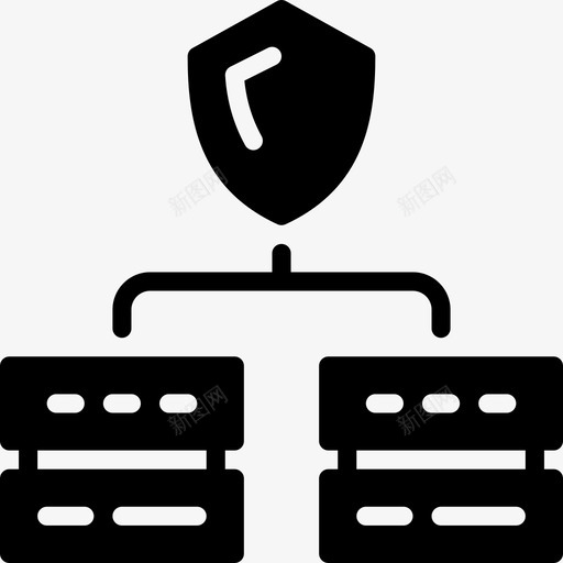 服务器安全72实心图标svg_新图网 https://ixintu.com 安全72 实心 服务器