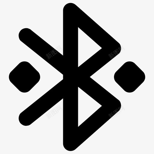 蓝牙连接通讯信号图标svg_新图网 https://ixintu.com 信号 基本图标所有尺寸 无线 蓝牙连接 通讯