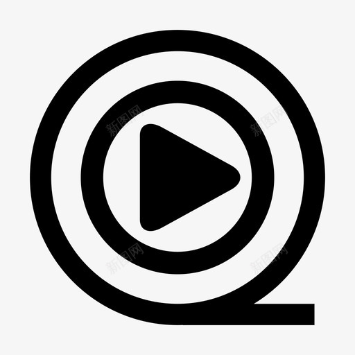 电影卷大片娱乐图标svg_新图网 https://ixintu.com 大片 娱乐 流媒体 电影卷 视频