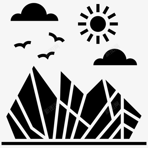 皇家安大略博物馆建筑地标图标svg_新图网 https://ixintu.com 地标 建筑 旅游字形矢量图标 皇家安大略博物馆 皇家广场