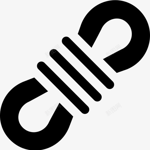 绳索军用填充图标svg_新图网 https://ixintu.com 军用 填充 绳索