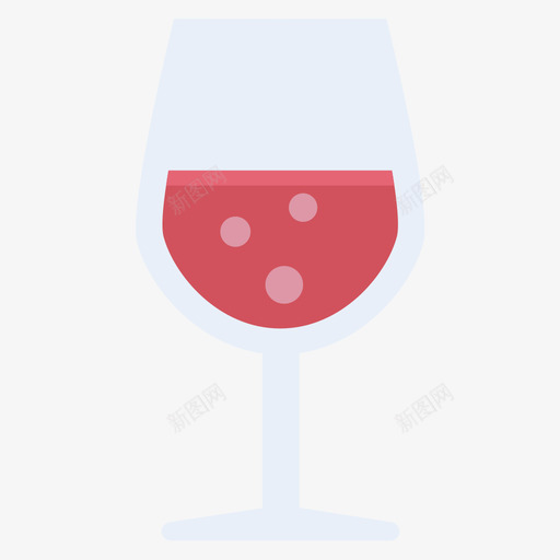酒杯svg_新图网 https://ixintu.com 酒杯 填充 精美 多色 扁平