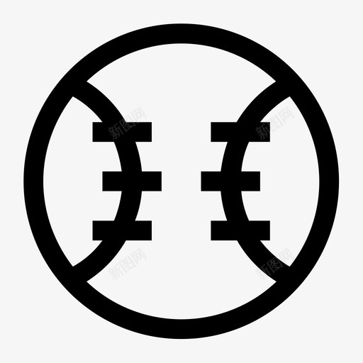 球棒球场地图标svg_新图网 https://ixintu.com 团队 场地 棒球 球 运动 运动员