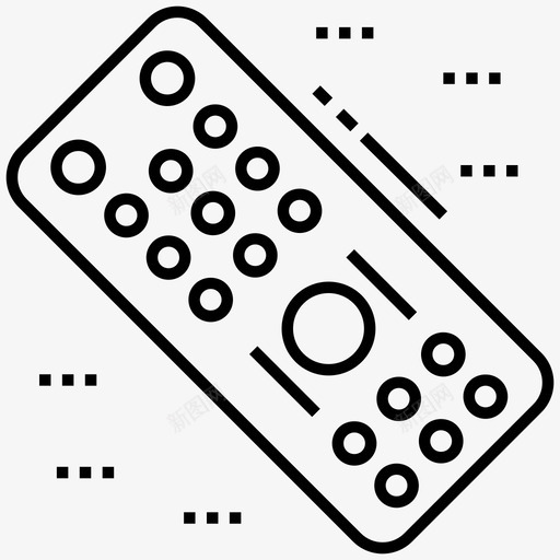 电视遥控器控制面板控制器图标svg_新图网 https://ixintu.com 技术设备线路图标 控制器 控制面板 电视控制台 电视网络 电视遥控器 遥控器