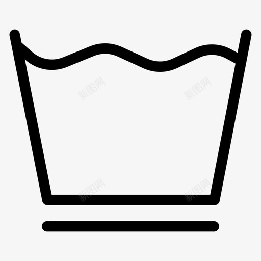 恒压说明书机洗图标svg_新图网 https://ixintu.com 恒压 机洗 洗涤说明 说明书