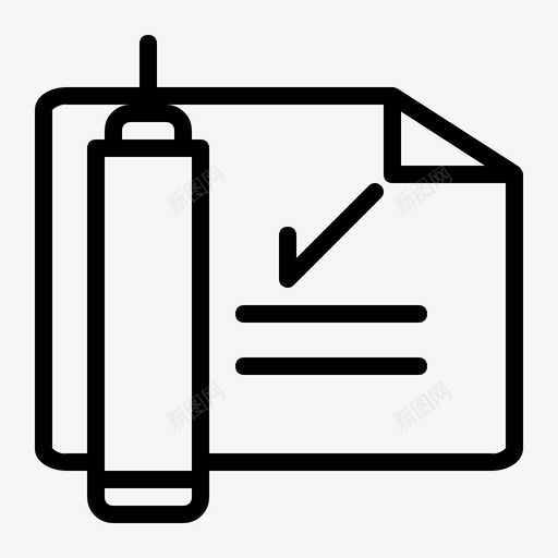 检查单板选择图标svg_新图网 https://ixintu.com 工业1 报告 板 检查单 选择