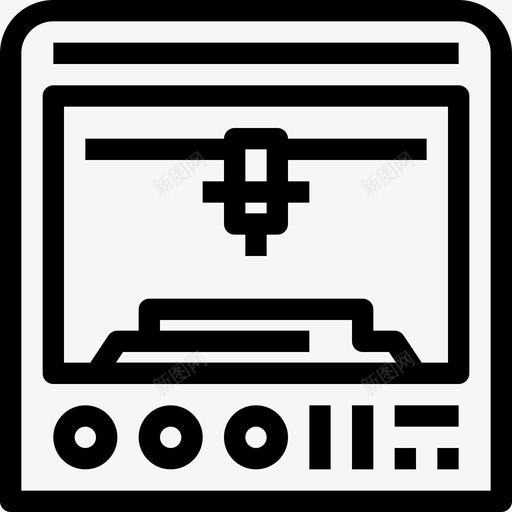 3d设备和技术5线性图标svg_新图网 https://ixintu.com 3d 线性 设备和技术5