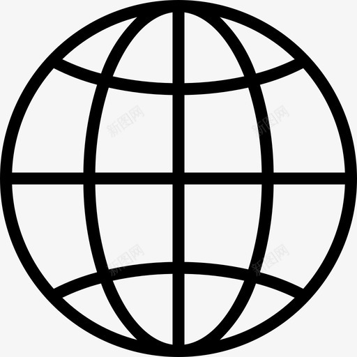世界地址2直系图标svg_新图网 https://ixintu.com 世界 地址2 直系