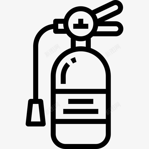 灭火器酒店服务20线性图标svg_新图网 https://ixintu.com 灭火器 线性 酒店服务20