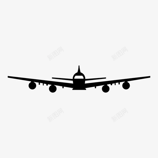 飞机机场商务图标svg_新图网 https://ixintu.com 交通 商务 客运 机场 飞机