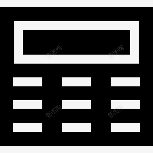 键盘特勤3号已填充图标svg_新图网 https://ixintu.com 已填充 特勤3号 键盘