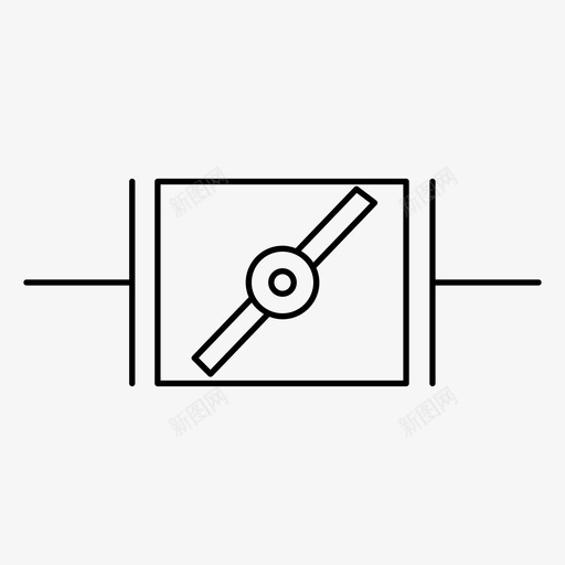 风门符号水龙头液压图标svg_新图网 https://ixintu.com 关闭 工业 水龙头 液压 风门符号