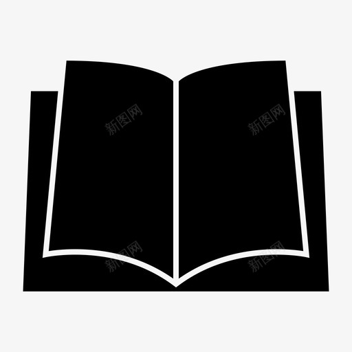 书图书馆开放图标svg_新图网 https://ixintu.com 书 图书馆 学校 开放 课本 阅读