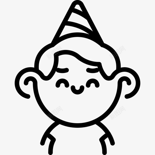 生日男孩53岁生日直系图标svg_新图网 https://ixintu.com 53岁生日 生日男孩 直系