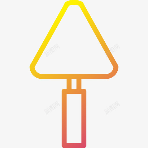 抹子44号工具梯度图标svg_新图网 https://ixintu.com 44号工具 抹子 梯度