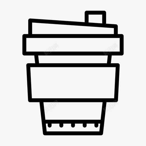 饮料咖啡馆食物图标svg_新图网 https://ixintu.com 咖啡馆 食物 餐厅 饮料