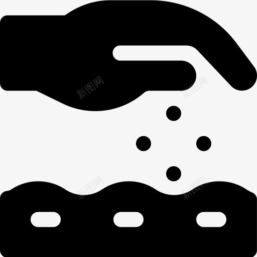 种子园艺52填充图标svg_新图网 https://ixintu.com 园艺52 填充 种子