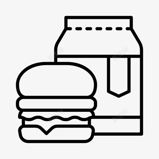 外卖烹饪餐饮图标svg_新图网 https://ixintu.com 外卖 快餐 烹饪 餐饮