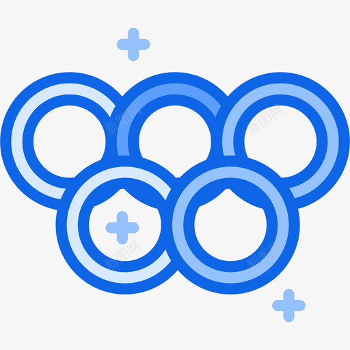 奥林匹克运动会健身71蓝色图标svg_新图网 https://ixintu.com 健身71 奥林匹克运动会 蓝色