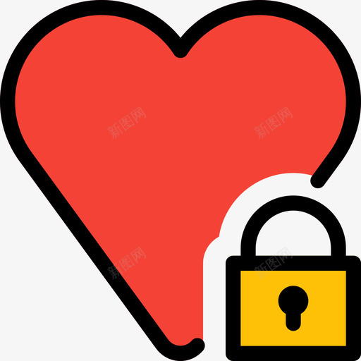 心脏投票奖励徽章3线颜色图标svg_新图网 https://ixintu.com 心脏 投票奖励徽章3 线颜色
