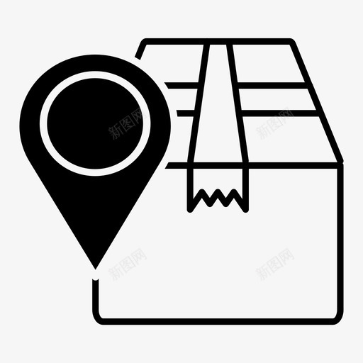装运货物交货图标svg_新图网 https://ixintu.com 交货 地点 装运 货物 运费