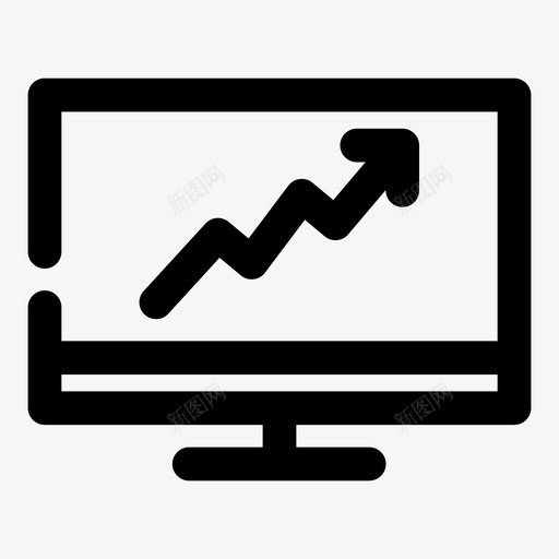 计算机图形图表显示图标svg_新图网 https://ixintu.com 图表 显示 计算机图形 辅助功能1间隙加粗