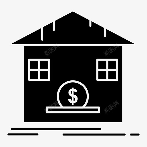 银行存款退款图标svg_新图网 https://ixintu.com 保险箱 储蓄 存款 退款 银行 银行货币和商业经济学