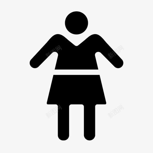 母亲照顾者女性图标svg_新图网 https://ixintu.com 健康援助固体风格 女士 女性 提供者 母亲 照顾者