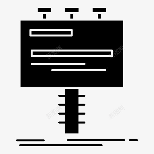 广告牌广告促销图标svg_新图网 https://ixintu.com 促销 广告 广告促销和创意过程 广告牌