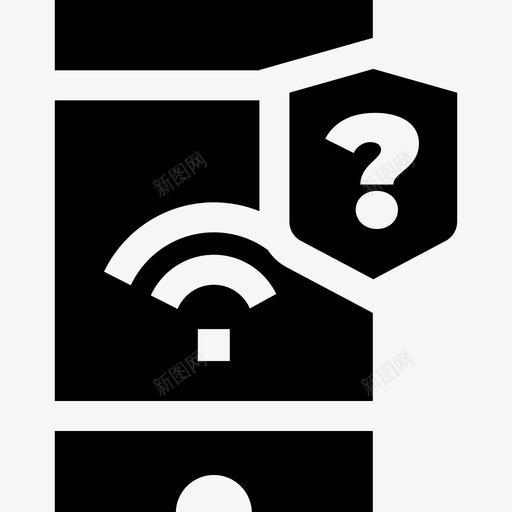 智能手机数据保护10已填充图标svg_新图网 https://ixintu.com 已填充 数据保护10 智能手机