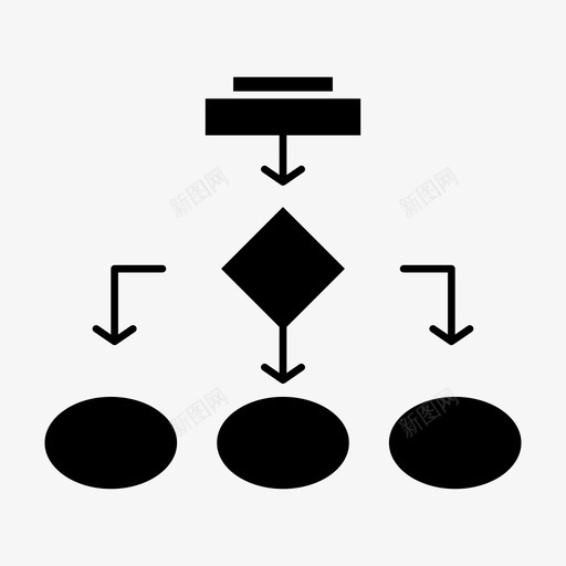 流程图算法业务架构图标svg_新图网 https://ixintu.com 业务架构 工作流 流程图 现代业务 算法 结构