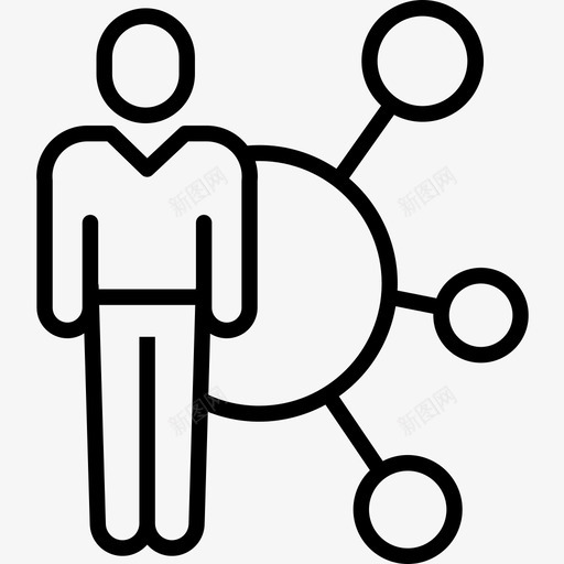 技能商务和管理4直线型图标svg_新图网 https://ixintu.com 商务和管理4 技能 直线型