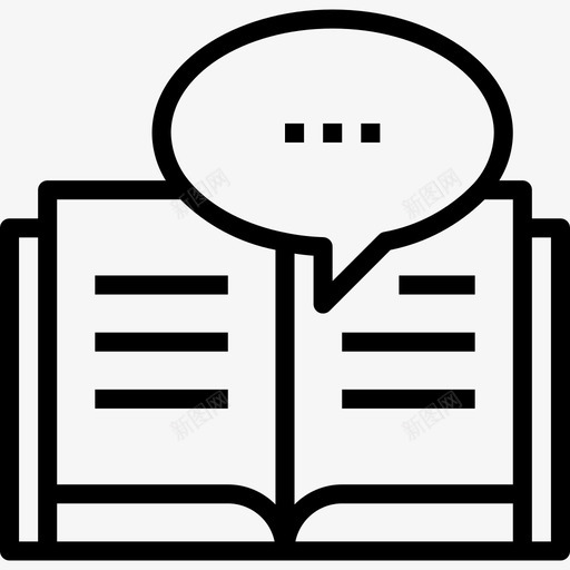 读书直读图标svg_新图网 https://ixintu.com 直读 读书