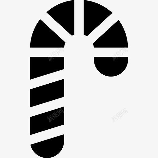 糖果棒圣诞145填充图标svg_新图网 https://ixintu.com 圣诞145 填充 糖果棒
